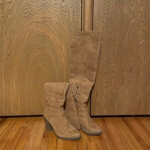 Universal Thread Tan Over the Knee Boots